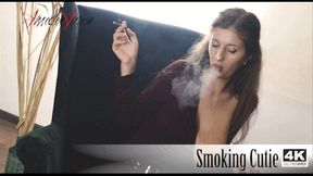 Smoking Cutie (SD, mobile version) - Dark-Erotic Cigarette Smoking & Flashing Show!
