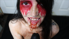 Messy Vampire Blowjob
