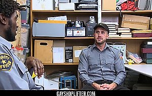 Youngperps-hot black security officer fucks anothe