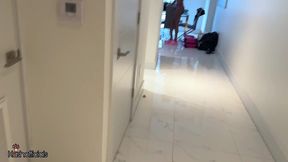 kashofficials and majestynasty gets interrupted by intruder while masturbating