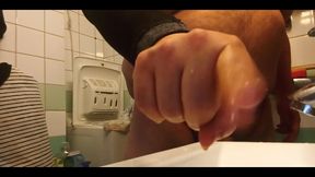Cumshot in the Sink