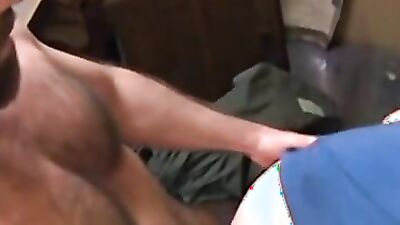DADDY PORN FILES - Daddy fucks jock after he gives him a hot BJ out of courtesy (Devin Moss, Josh West)