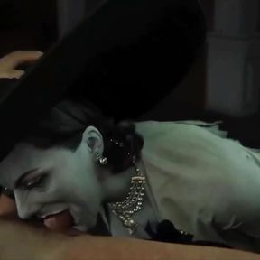 Lady Dimitrescu Sucking Resident Evil 8 Porn