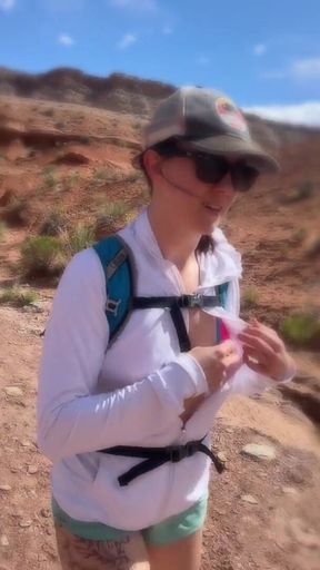 Flashing Tits in Wild Kyrgyzstan Mountains - Bold, Topless, and Raw Adventure