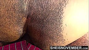 Stepdad and stepdaughter's taboo doggystyle and POV blowjob
