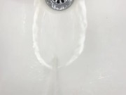 twink is so desperate to piss he pisses in dorm sink