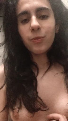 Hairy girl masturbating   Clip 3