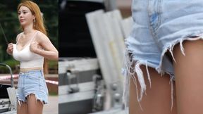 +Kpop Kim Hyojin Busty model have fun after show