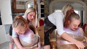 Interviews, Clingfilm Bondage And Vibrator Orgasms