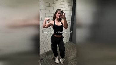 18yo Dance Cameltoe Fail: Virgin Hole Squirts Gape Live