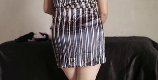 Indonesian Girl Not Wearing Underwear While Cleaning up Suddenly Gets a Dick From Behind