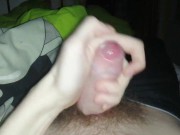 Trans shecock pre cum