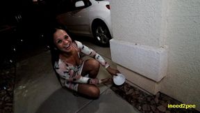 asian jazmine cruz wetting her panties in backseat