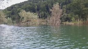 piss on sup at mountain lake