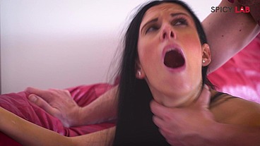 Anal service in a massage center, fucking both the boss and the client