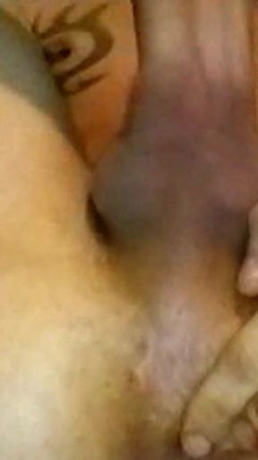 90´s Porn Style Video - Showing Hole and Jerking Huge Cock