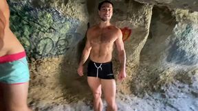 what happens when straight dudes find a cave