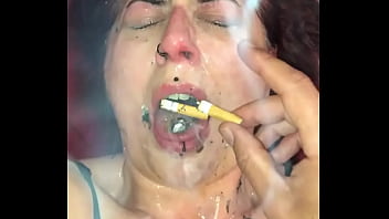 Anal and spit for my human ashtray