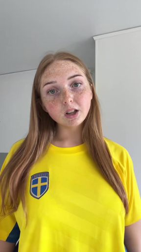 Swedish soccer jersey