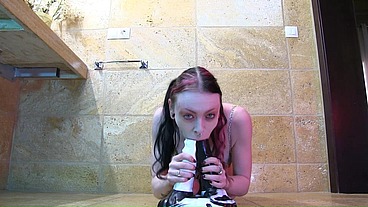 Girls don't like boys, they like big giant fuck off toys, Deep Throat, Anal Play, Drool, AtM.