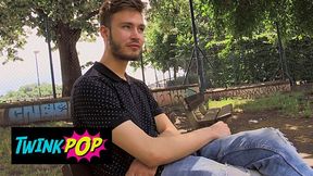 TWINKPOP - Boy Was Nosey On Lucas' Allegedly Meaty Cock So Off They Went Into The Woods