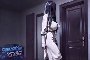 (Hentai AI Video) Ghost Girl - Sadako's passionate and lovey-dovey sex that lasts all night