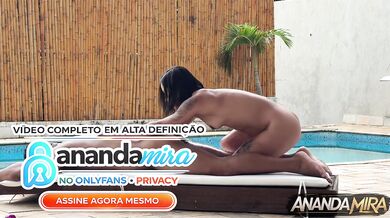 Brazilian masseuse destroyed me with nuru massage before anal backdoor in the pool