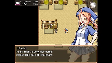 Impregnate my harem farm [ BREEDING HENTAI game ] Ep.6 virgin got pregnant with her first creampie !