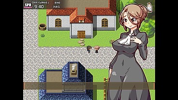 Impregnate my harem farm [ BREEDING HENTAI game ] Ep.6 virgin got pregnant with her first creampie !