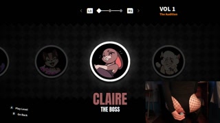 Femboy plays: Beat Banger complete. While using different plugs