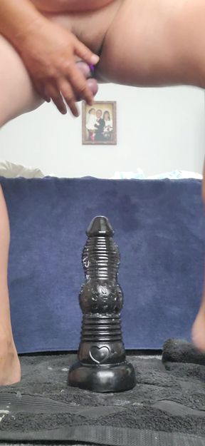 Anal playing with my dildo