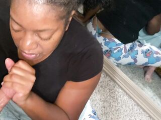 A Promised Late Night Blow job For Him After Work