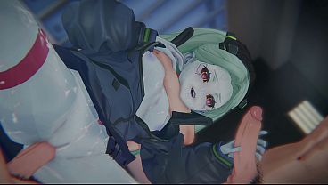 [Wuthering Waves x Cyberpunk] - Rebecca &quot_CYBERPSYCHO MELTDOWN&quot_: Bound Edgerunner &amp_ POV Sandwich DP (4K/60FPS) | (サイバーパンク娘わからせ)