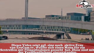 Young german blonde with natural boobies during a sex Date