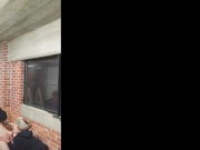 Public Dare Cumshot Against Social Distancing