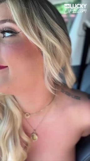 Keeping Our Date Cool With Sexy Blondie Kali Roses