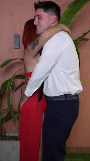 An interview ends with a threesome with two cocks in my pussy - Andrea Castro, Papi Rodriguez &amp; Joe Dimarco   Clip 1