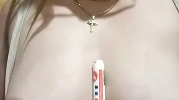 Lovely pinay Milf with huge tits