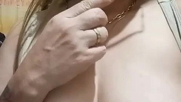 Lovely pinay Milf with huge tits