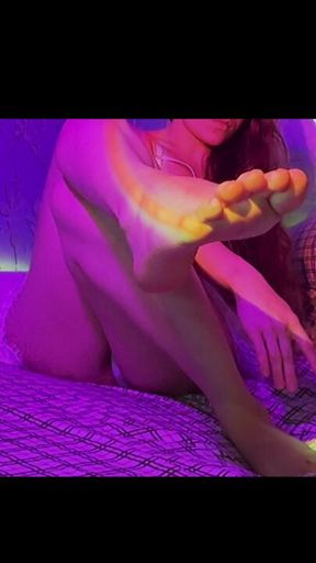 Her personal cum-rag with a tongue. 😈👠