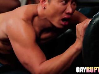 A Homosexual Educate Three-some Devin Franco, DeAngelo Jackson, Jkab Ethan Dale