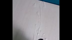 Gay masturbation and cum Chilean boy