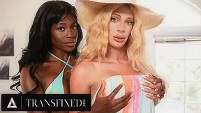 TRANSFIXED - Hot Eris Jolie s Lost Bikini Top Leads To FINGERING CUM ON TITS Of Bestie Nicole Kitt