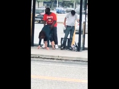 Curvy mature wife satisfies her interracial lust in public