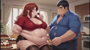 BBW SSBBW Fantasies #10B: Plump Pleasures Shared (Animated)