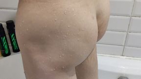 nurse coming to her patient without panties, flashing her hairy pussy before making prostate massage. and masturbating his big dick until he cum and playing with his sperm 4k