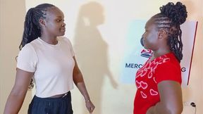 Betty vs Keshy Slap Fight: Keshy Wins & makes Betty to go on Her Knees.