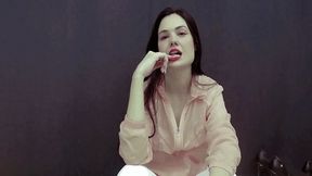 Smoking Girls From Brazil Model Paula Virginia Slims 120's Video 0039