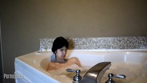 Asian Beauty Takes a Bubble Bath Starring Alexandria Wu