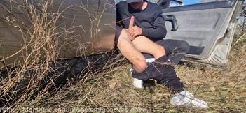 Young Student's Cruise on the Highway, Stepdaddy Fucks the Handsome Guy, Public Fuck